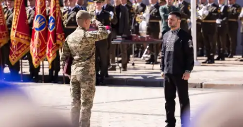 У Києві розпочалося святкування Дня незалежності, на ньому присутні Келлог та Карні. ОНЛАЙН