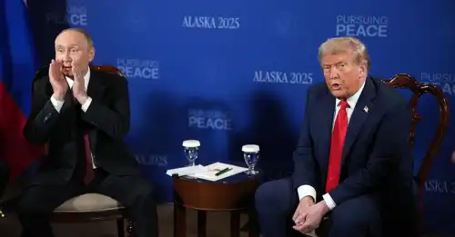 На Алясці розпочались переговори Трампа та Путіна – журналістів вивели із зали На Алясці розпочались переговори Трампа та Путіна – журналістів вивели із зали