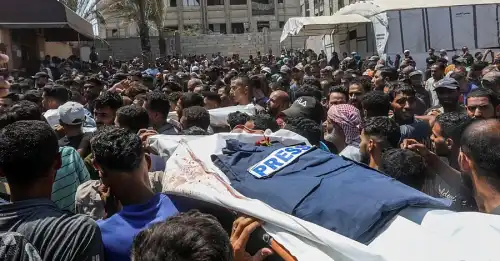 Унаслідок удару Ізраїлю по сектору Газа загинули чотири журналісти Унаслідок удару Ізраїлю по сектору Газа загинули чотири журналісти