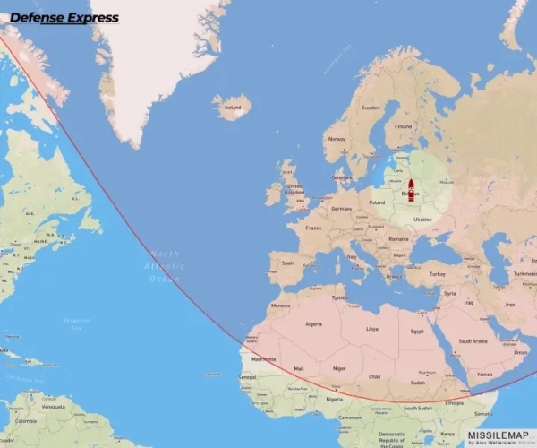 Київ і майже половина України поза зоною дії “Орєшніка” з білоруської території – фахівці.