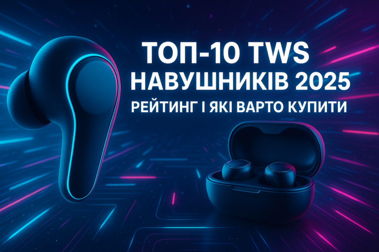 Топ-10 TWS навушників 2025: рейтинг, який варто купити вже сьогодні Топ-10 TWS навушників 2025: рейтинг, який варто купити вже сьогодні
