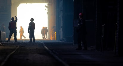 На «Запоріжсталі» через атаки 7 січня знову стався блекаут із зупиненням виробництва /пресслужба "Запоріжсталі"