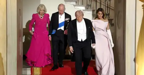 Королівський бенкет: Меланія в Dior, мільярдери серед гостей, а на десерт – торт-вулик