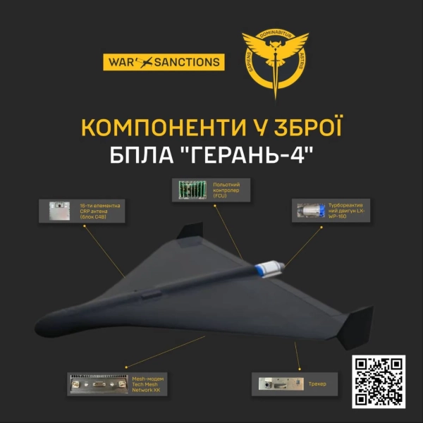 Українська розвідка розкрила деталі про новітній російський ударний дрон “Герань-4”