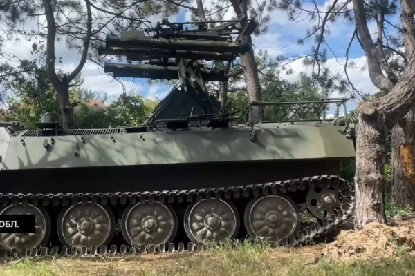 Український ЗРК “Риф” з ракетою РК-10: перші кадри бойового хрещення