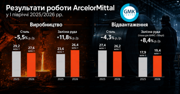 Фото – Результати роботи ArcelorMittal у I півріччі