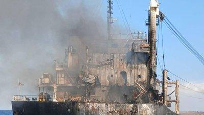 Затонуло судно з кукурудзою біля Одеси: наслідки російської атаки