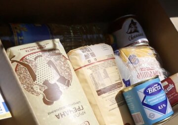 Безкоштовні продукти для ВПО та пенсіонерів у Одеській області