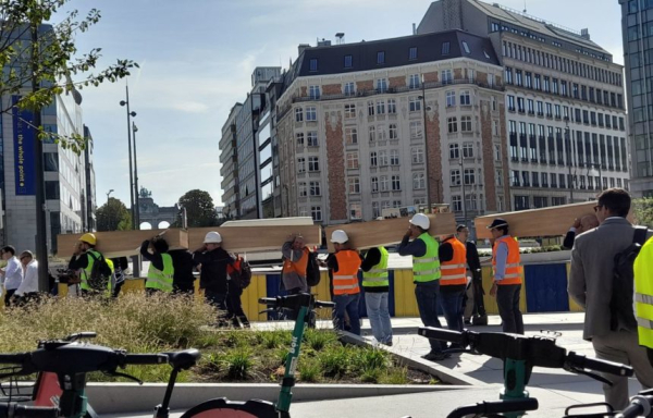 Фото – Європейські металурги вимагали захисту галузі на протесті у Брюсселі