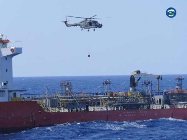 Військово-морська місія ЄС викрила танкер тіньового флоту РФ у Середземномор’ї