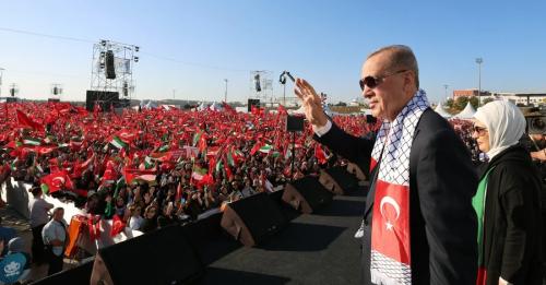 Ердоган на антиізраїльському мітингу у Стамбулі: Ми оголосимо Ізраїль військовим злочинцем